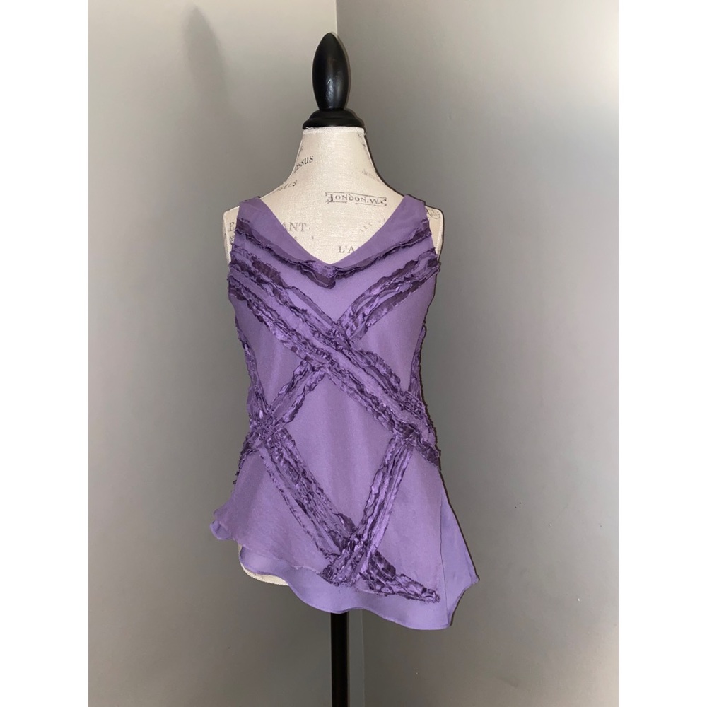 Deep lavender blouse